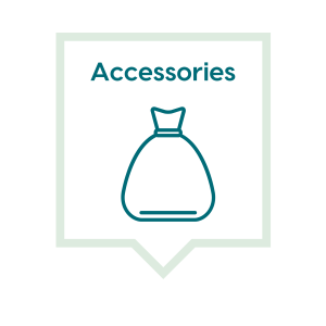 Accessories bag icon