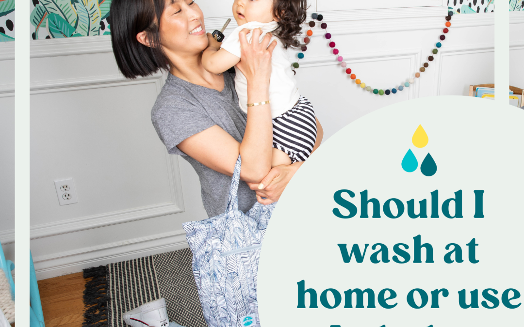 Should I wash my diapers at home or use Luludew to wash them for me?