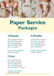 Paper Service packages